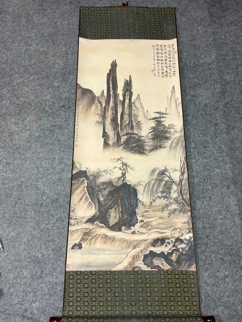 《踏歌行》 宽45高140 中式卷轴