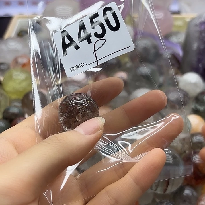 米***修紫晶珠宝半成品未镶嵌450