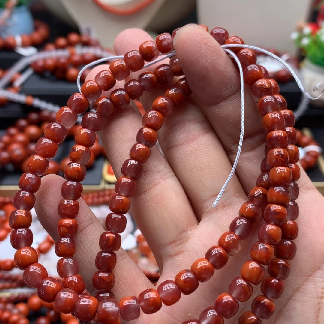 南红玛瑙手链未镶嵌