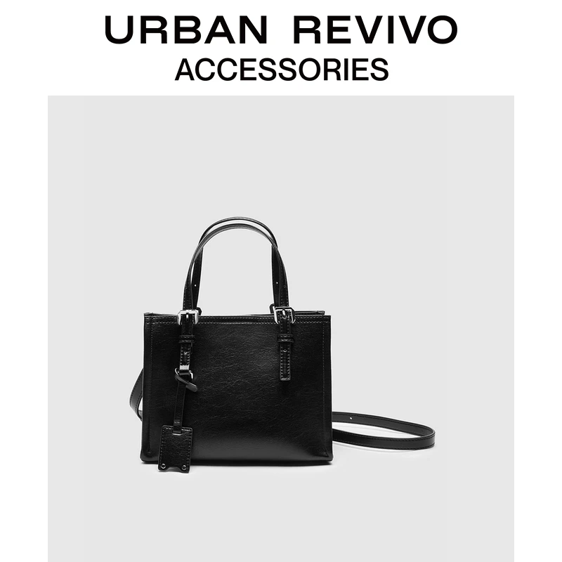 URBAN REVIVO2025秋季新款女士气质通勤手提斜挎包UAWB50221