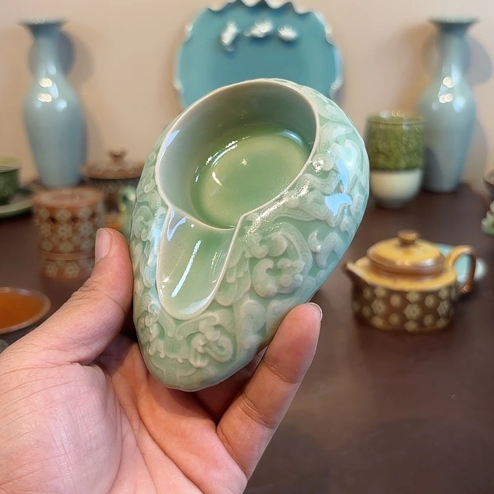 瓷片龙泉青瓷龙泉我好