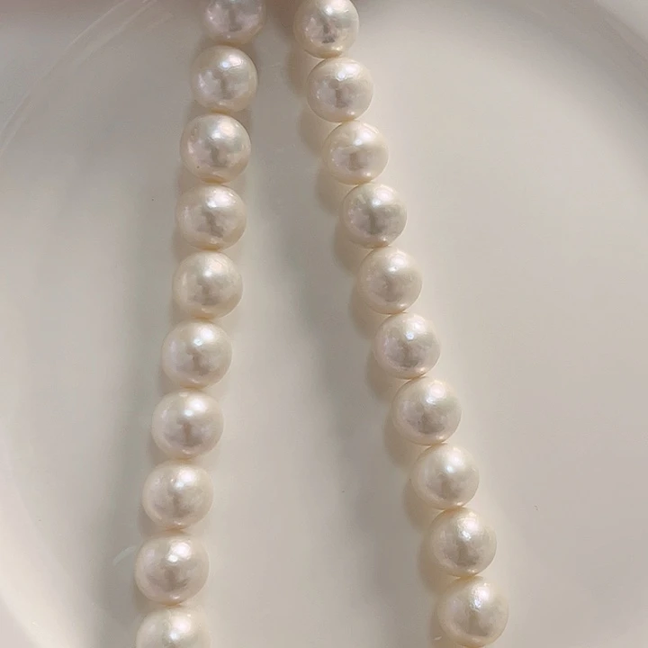 未镶嵌淡水珍珠12-13.5正圆高高货