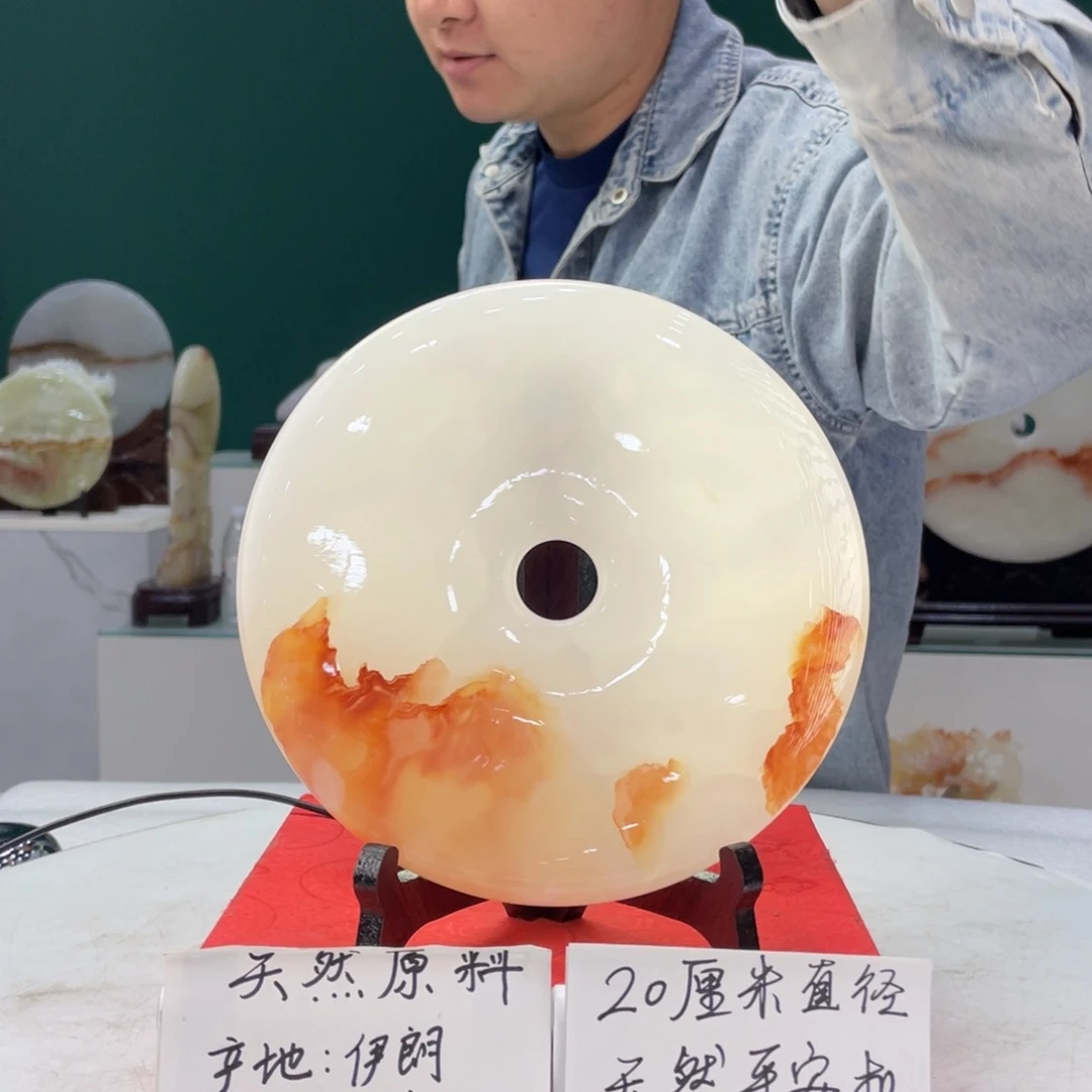 砖雕20 cm平安扣精美摆件