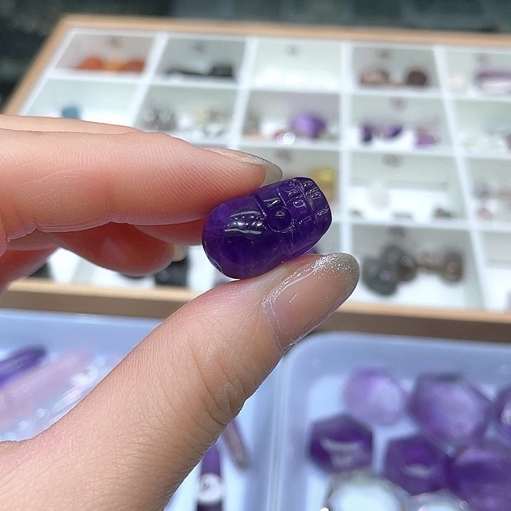 未镶嵌珠宝半成品紫晶5156