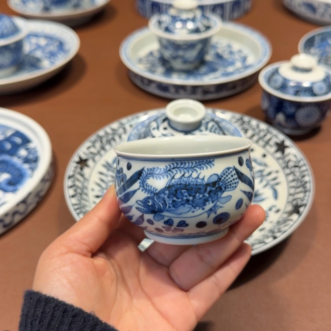 手工手绘茶具主人杯