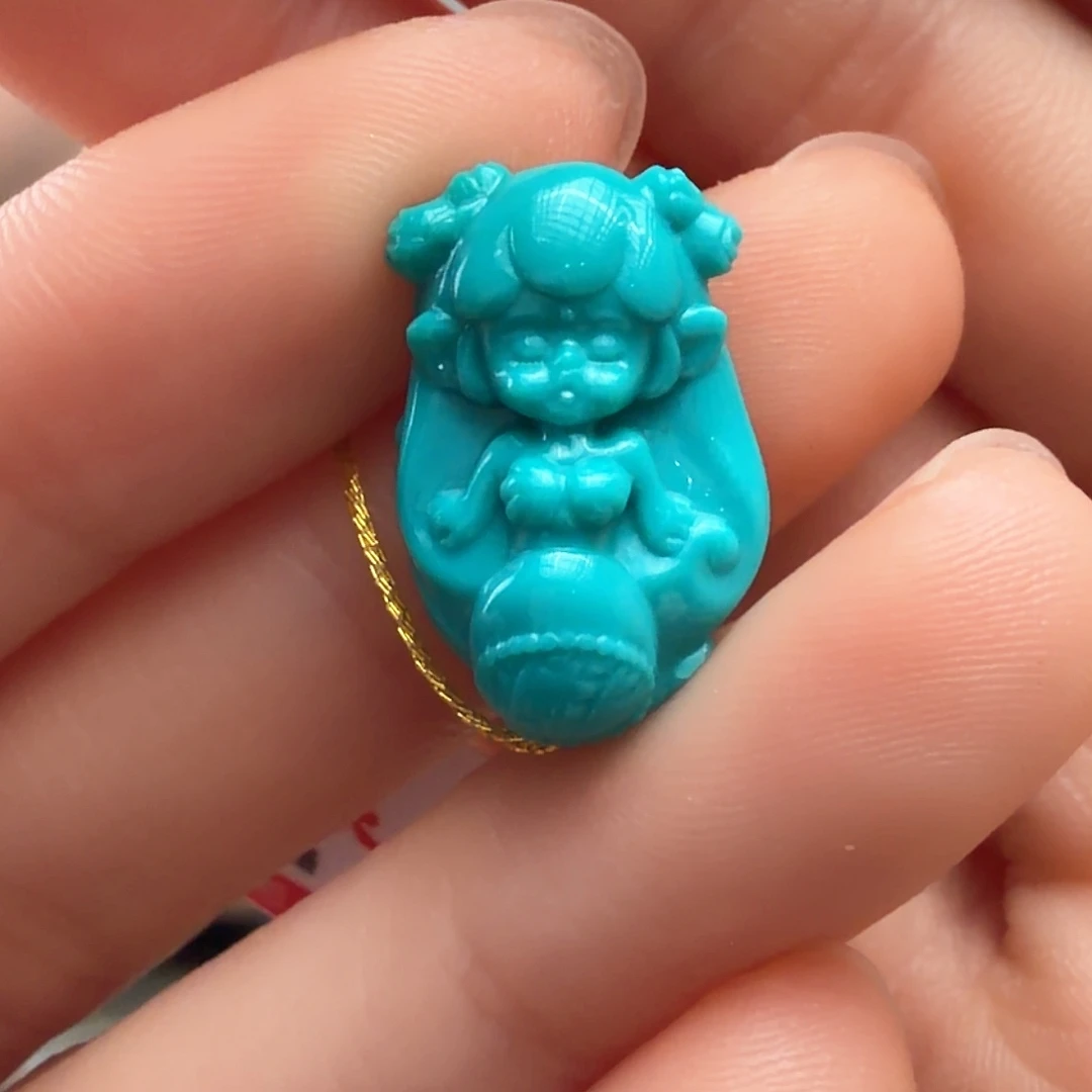 绿松石未镶嵌颈饰