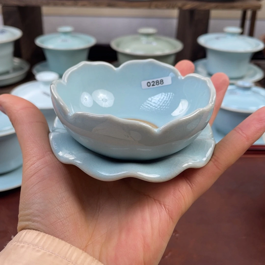 瑕疵288号天青茶漏……$