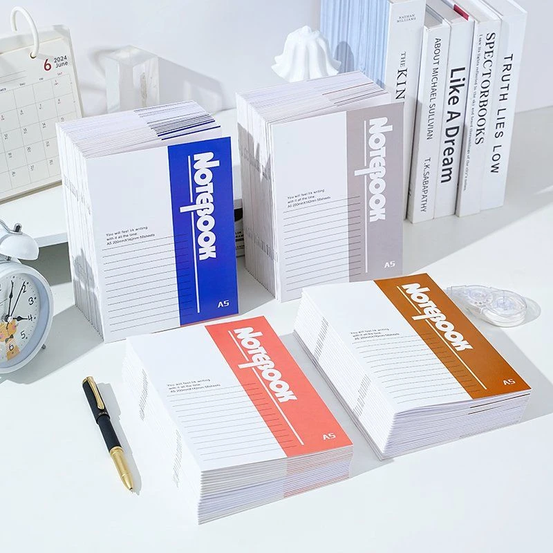 A5笔记本办公专用本子笔记日记本软面抄记事本简约学生作业记录本
