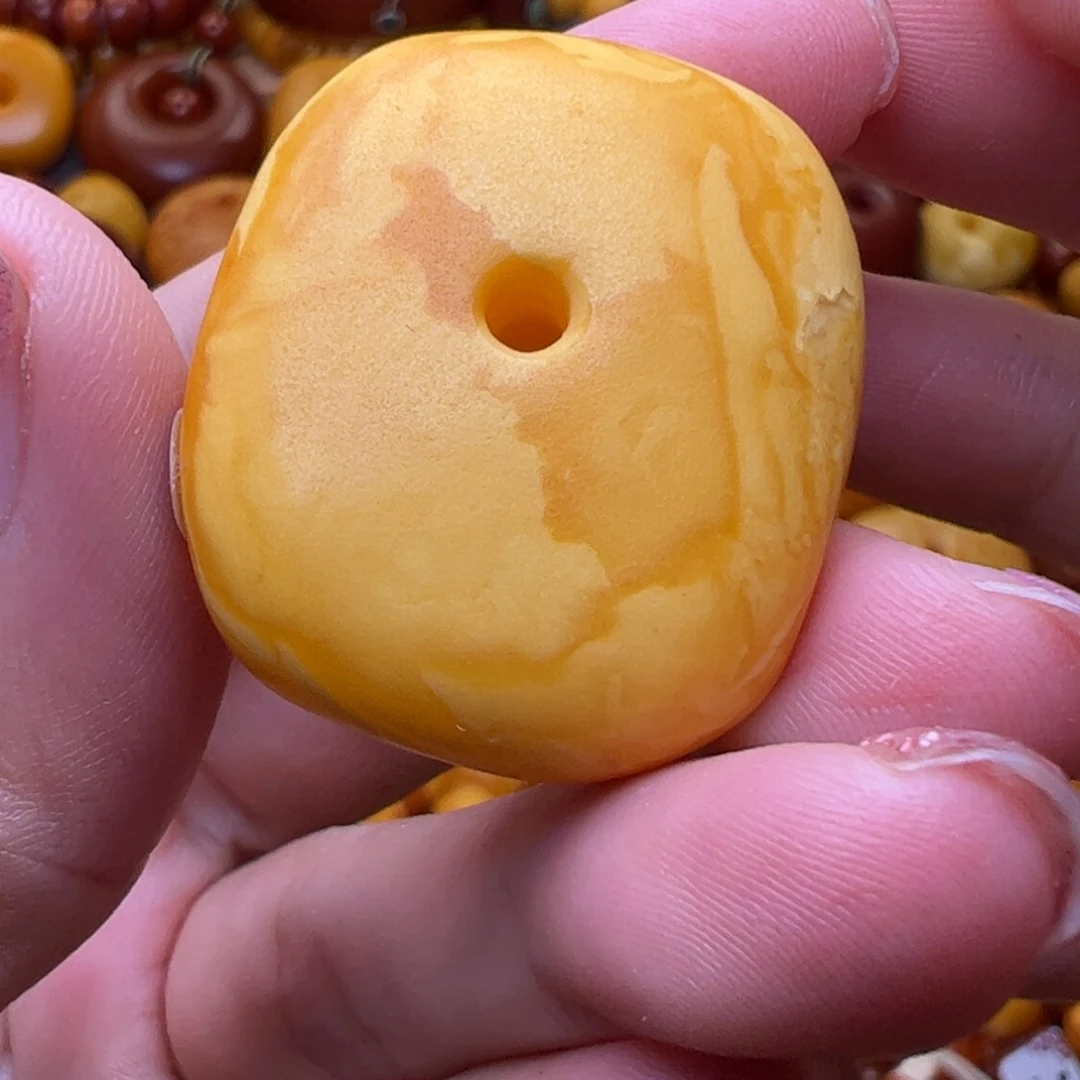 未镶嵌琥珀裸石藏扣