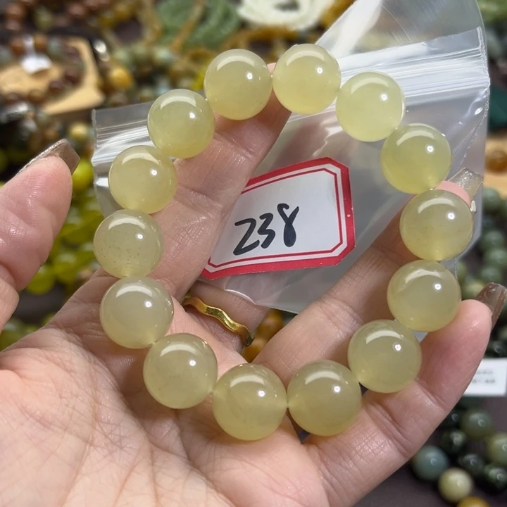 蛇纹石玉未镶嵌手链