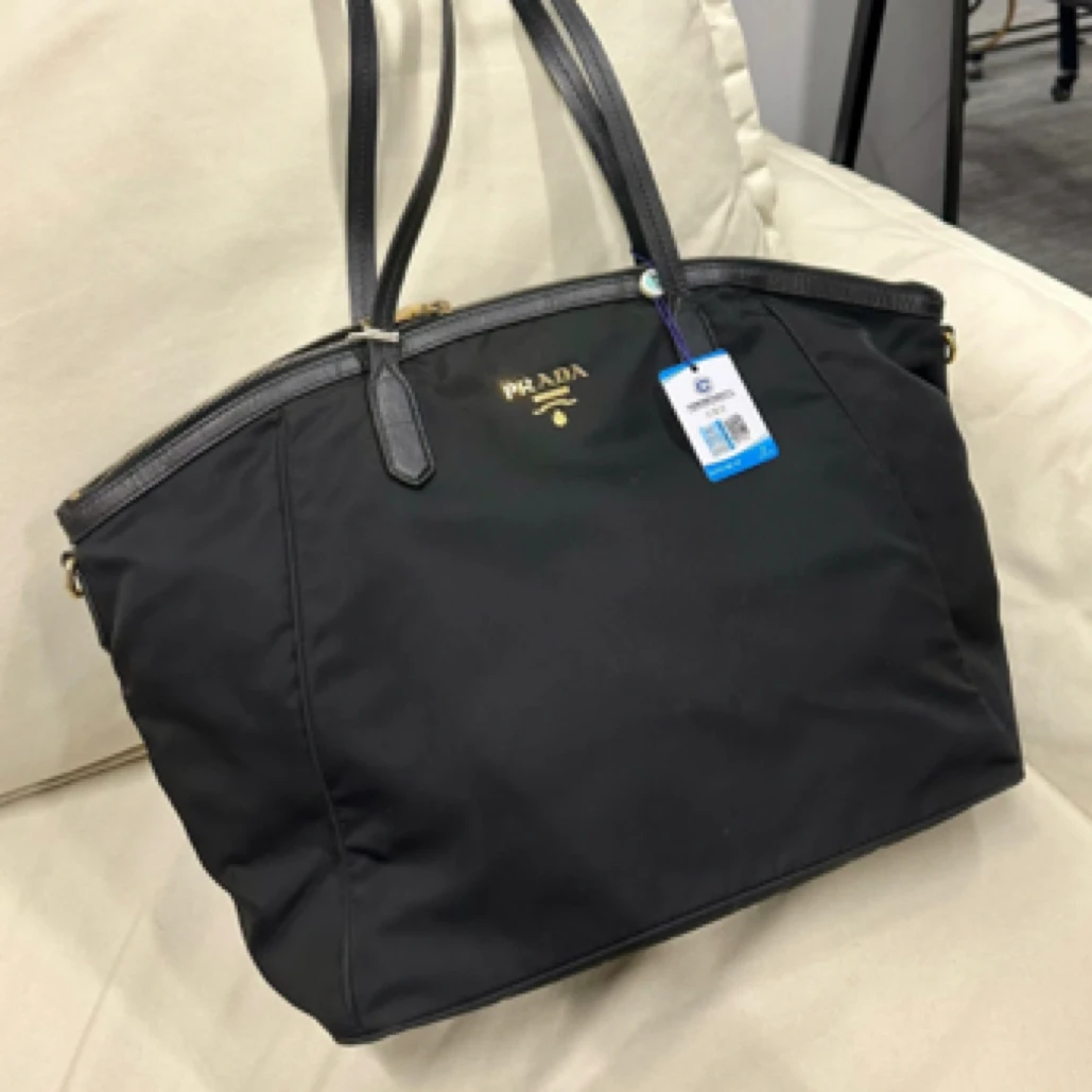 修复品 尼龙托特包 降落伞布拼皮 无肩带