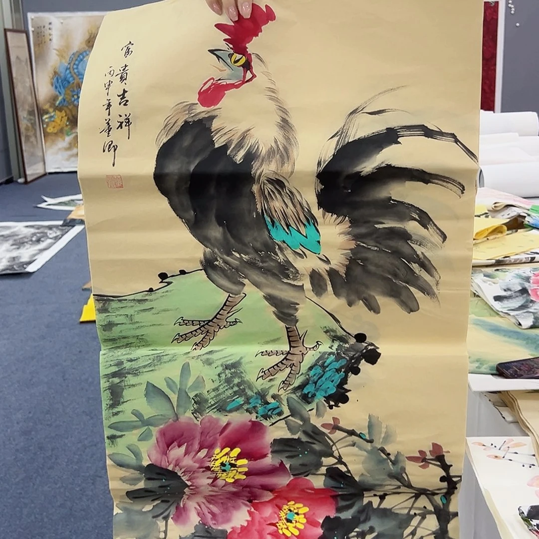 国画事事顺心如意万事如意