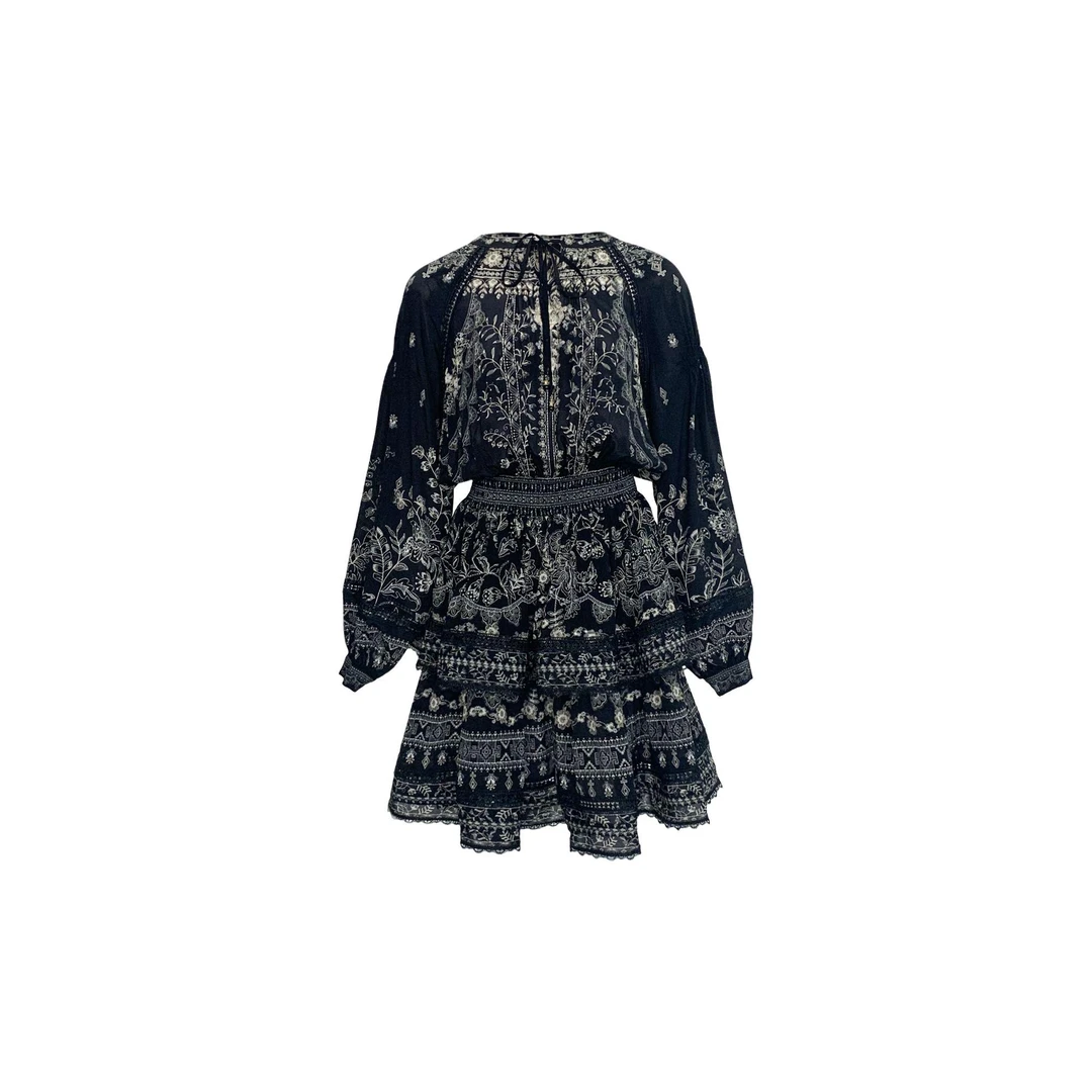 【2025-嘉姐真丝轻奢】重磅100桑蚕丝连衣裙8E003-12