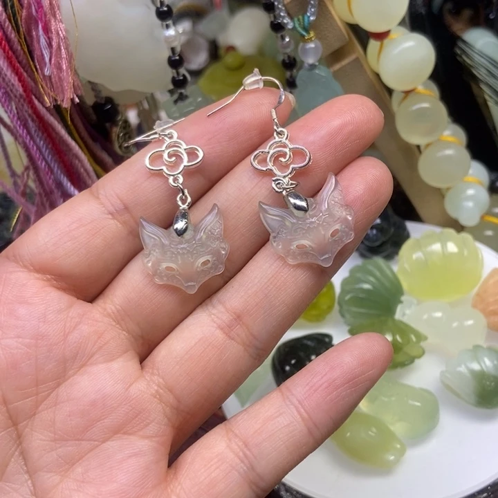 蛇纹石玉合金颈饰