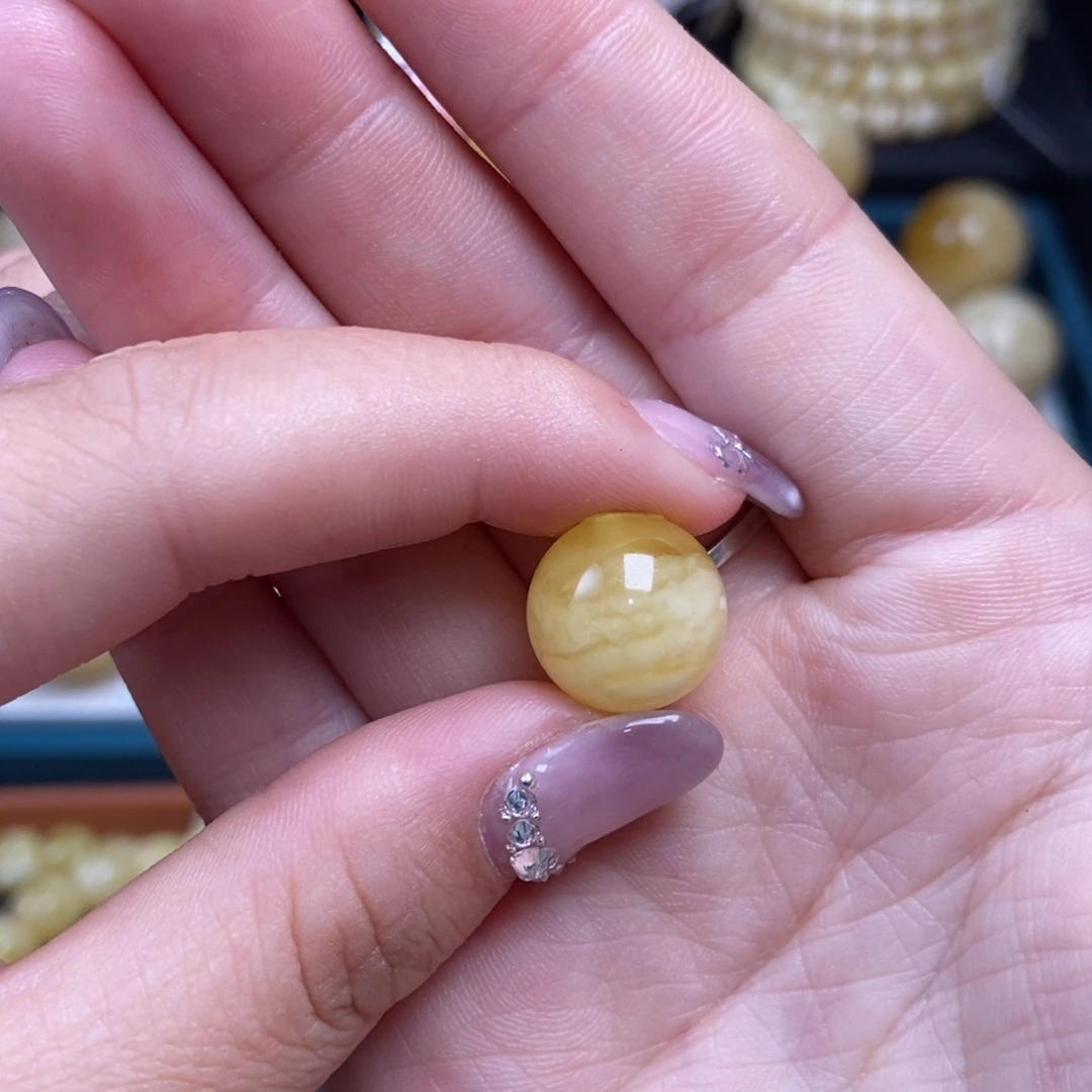 蜜蜡未镶嵌珠宝奇石13.2mm