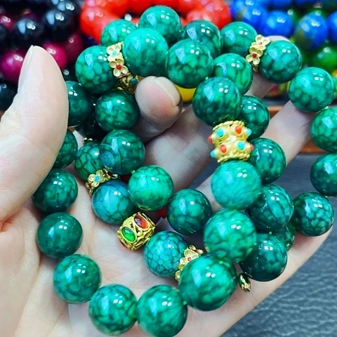 手饰玛瑙未镶嵌八角玄冰草14