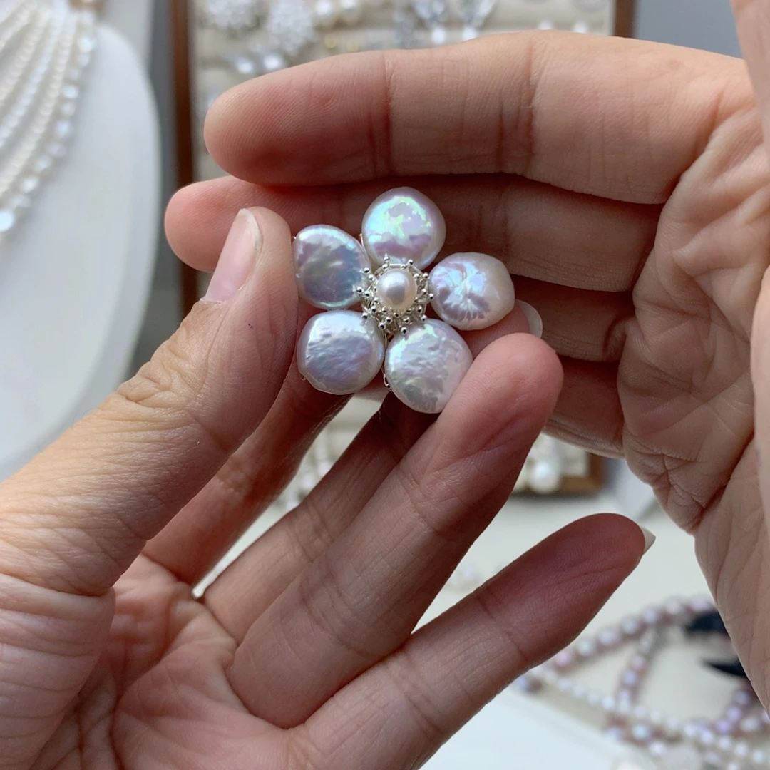 淡水珍珠合金颈饰