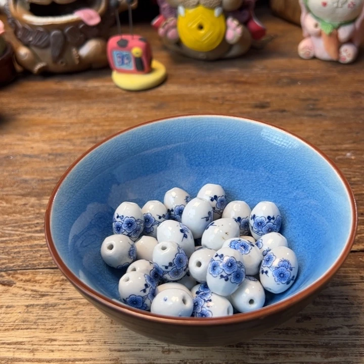 陶摆件小镇青花每日有新品