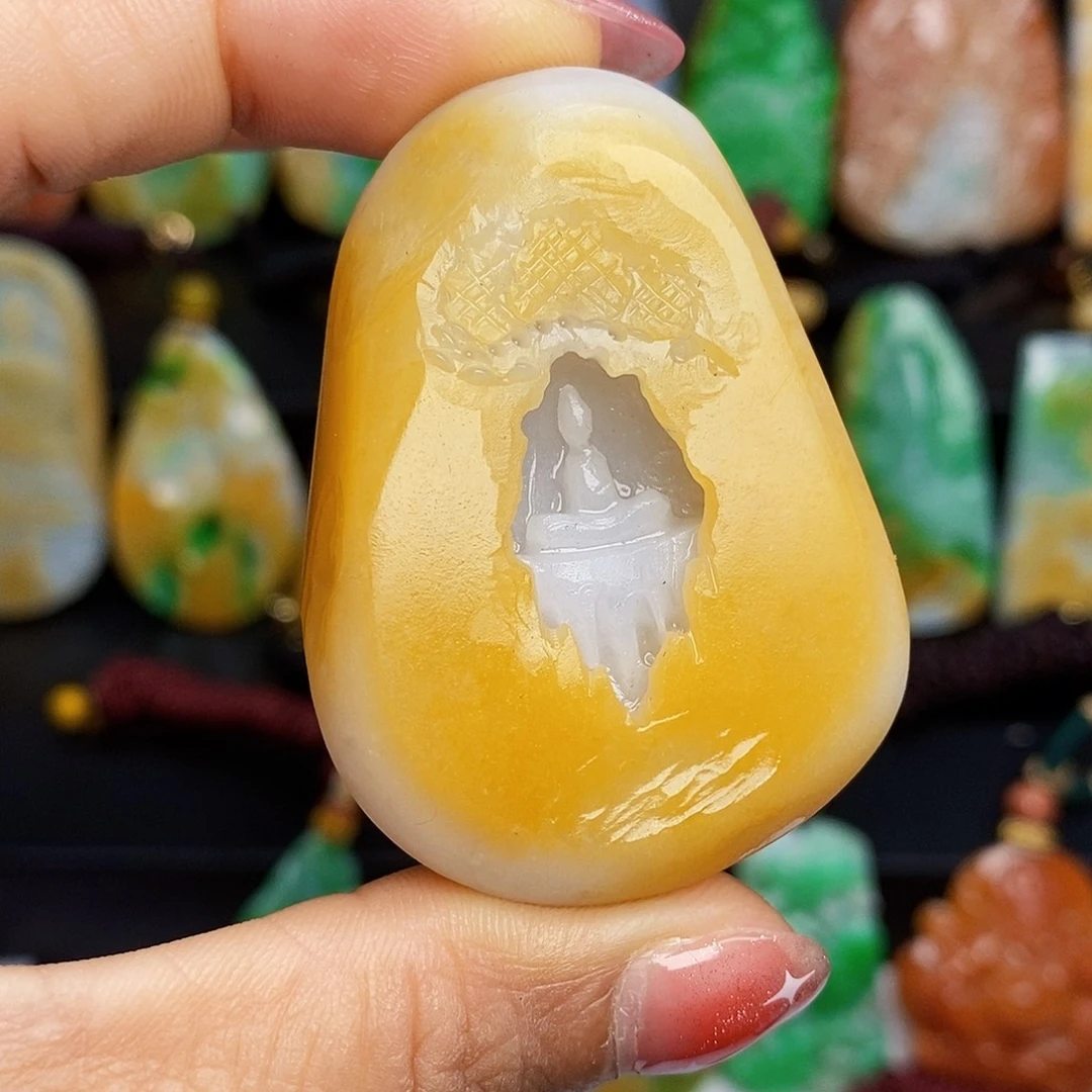 未镶嵌定制翡翠翡翠A货一物一证放漏价
