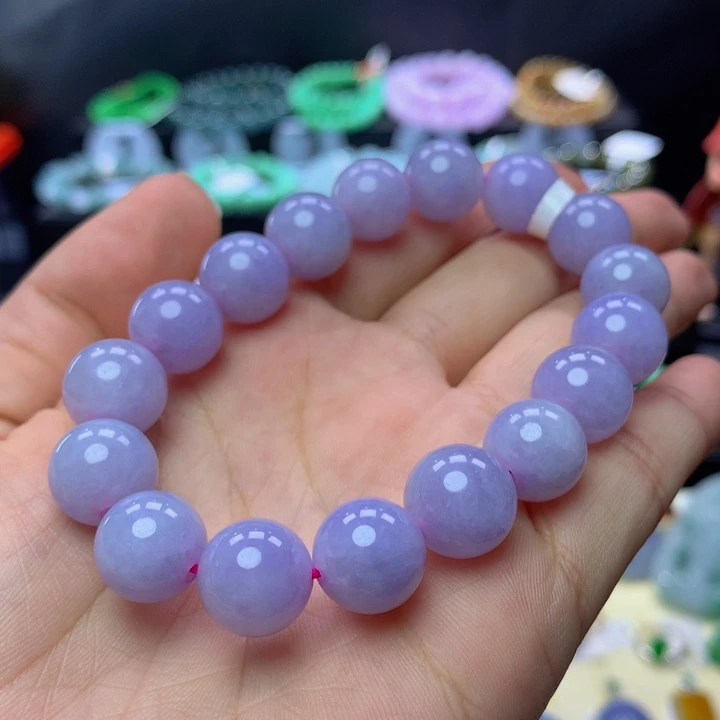 翡翠手链未镶嵌雨**管翡翠