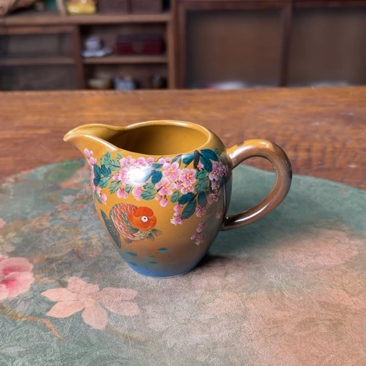 柴烧纯手工手绘陶瓷