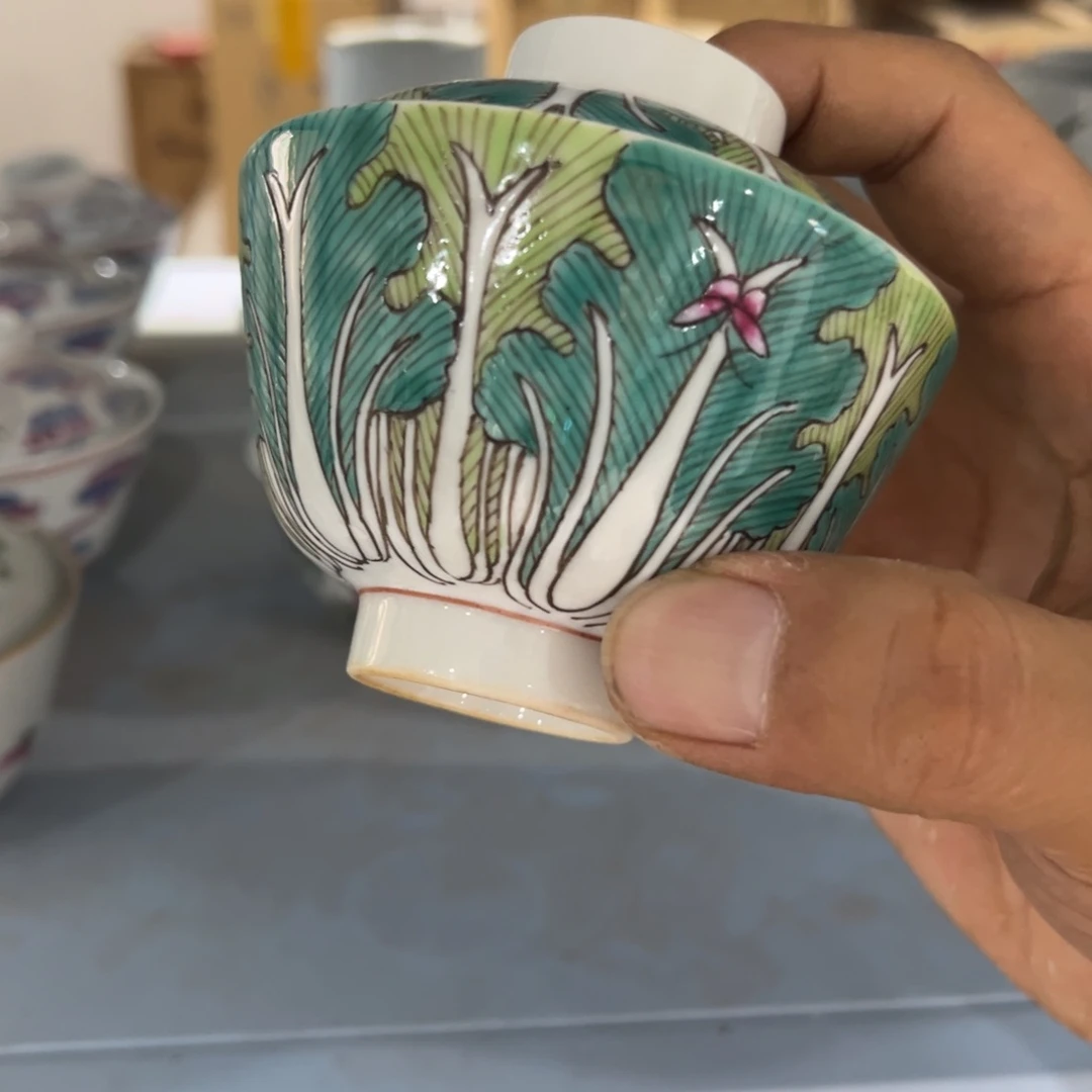 摆件摆件手绘瓷器全部处理了