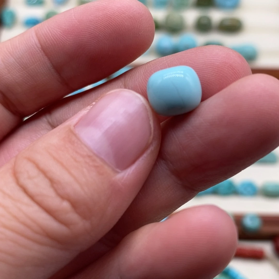 绿松石未镶嵌挂件