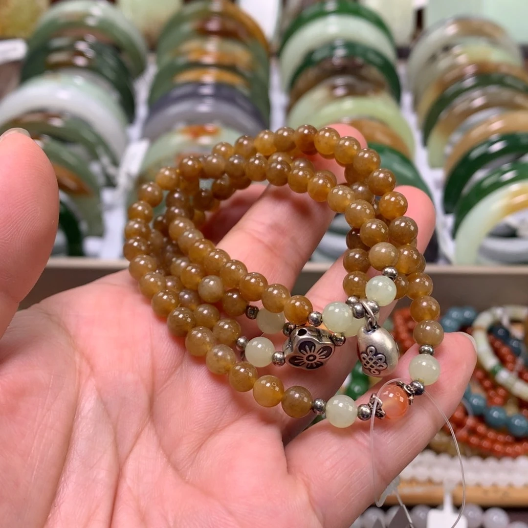 手链未镶嵌和田玉卡0.6