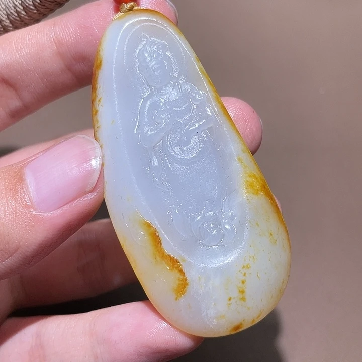 和田玉颈饰未镶嵌Y