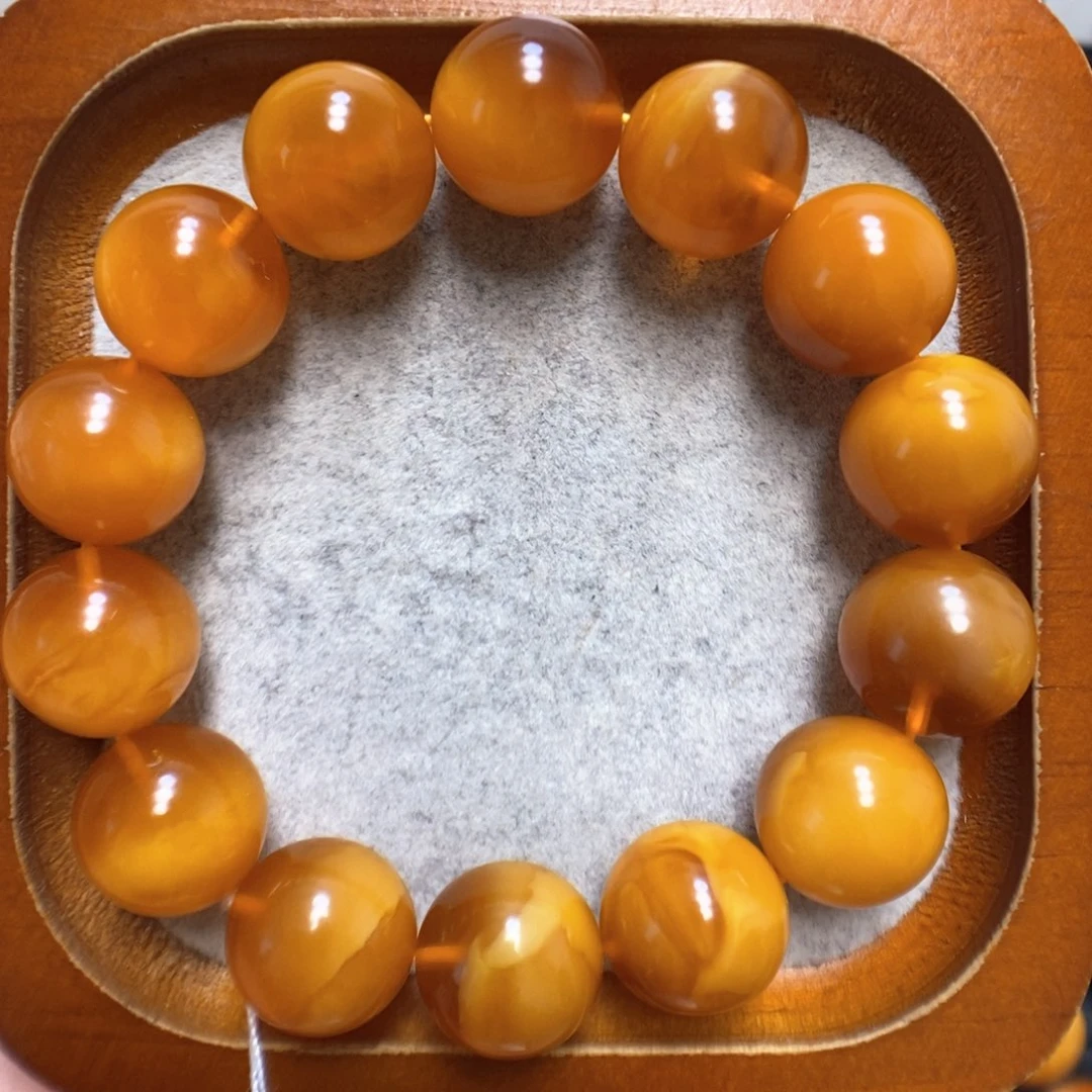 蜜蜡手串未镶嵌蜜蜡