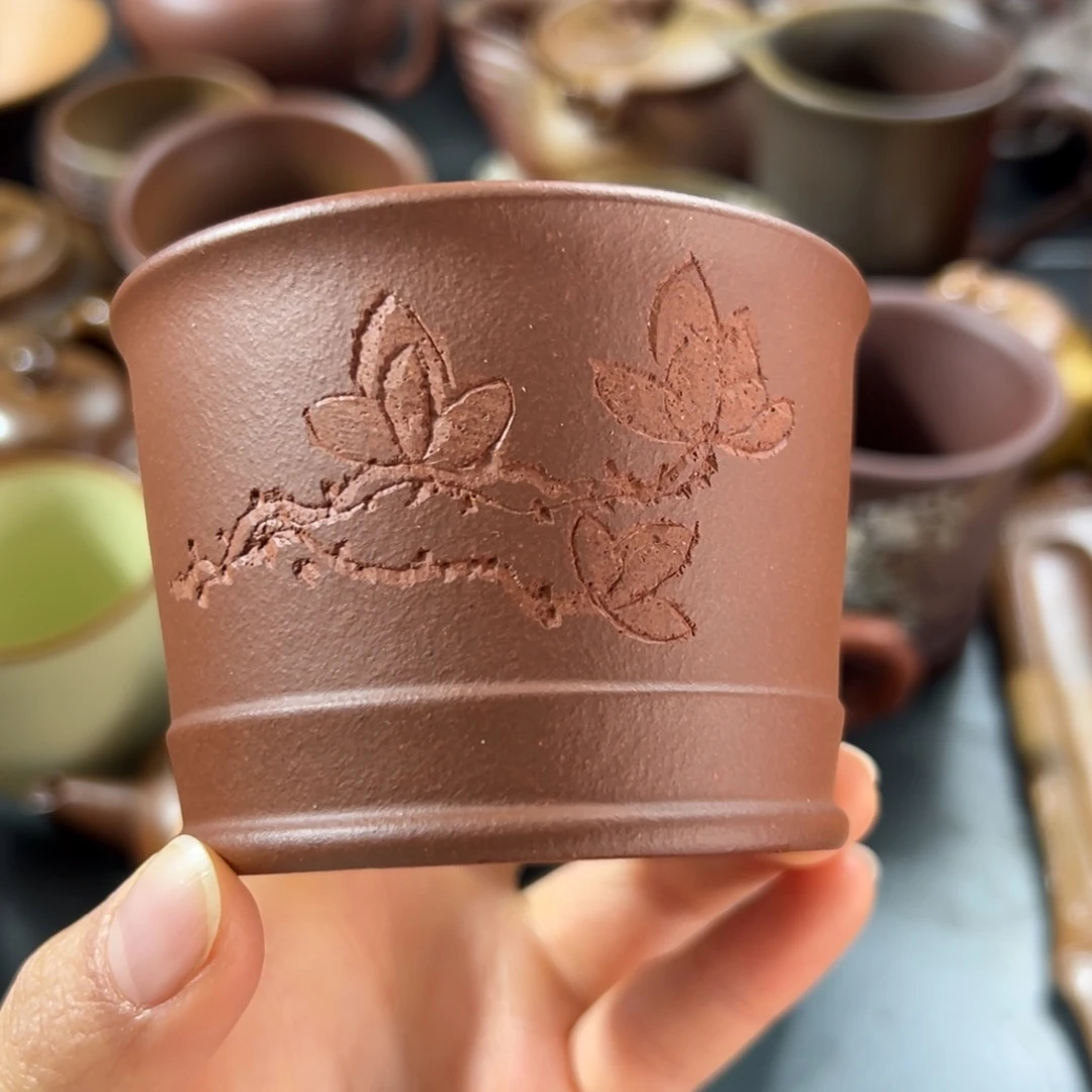 紫砂茶杯微瑕不退不换