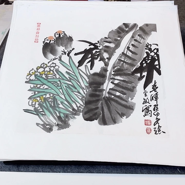 国画张圣敏先生纯手绘作品