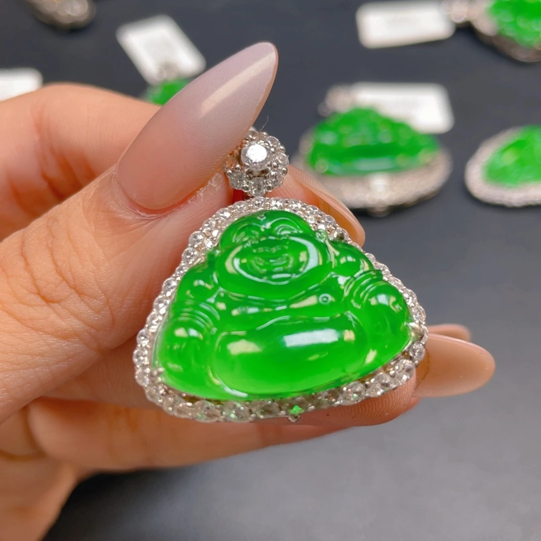 【闪购商品】颈饰银S925镶嵌翡翠翡翠