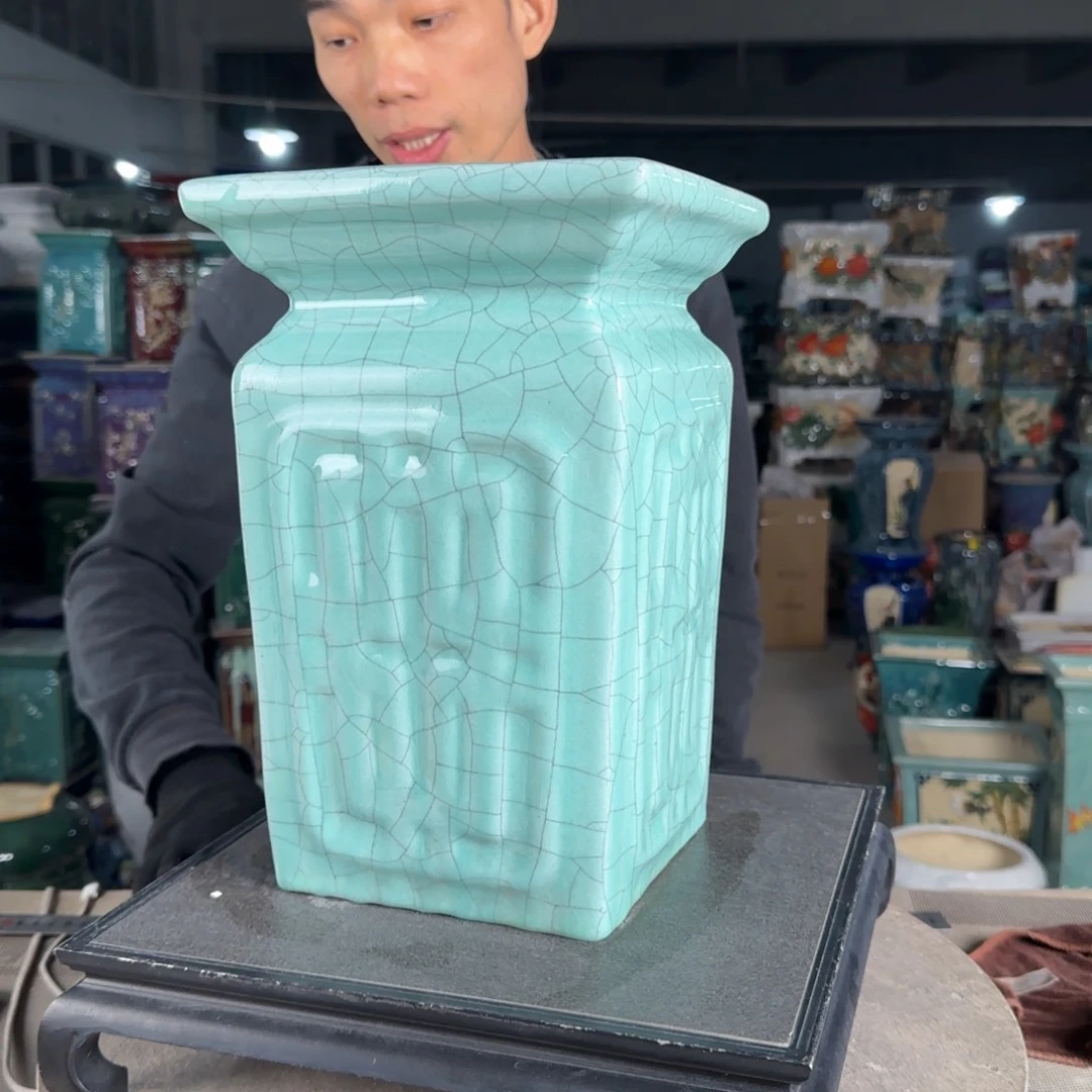 一风堂石湾花盆。微瑕