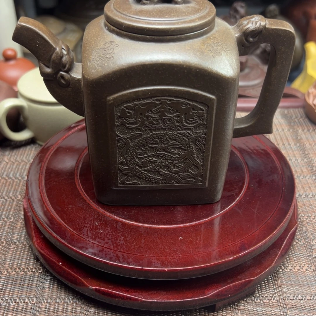 紫砂茶壶宜兴原矿紫砂壶400毫升容量