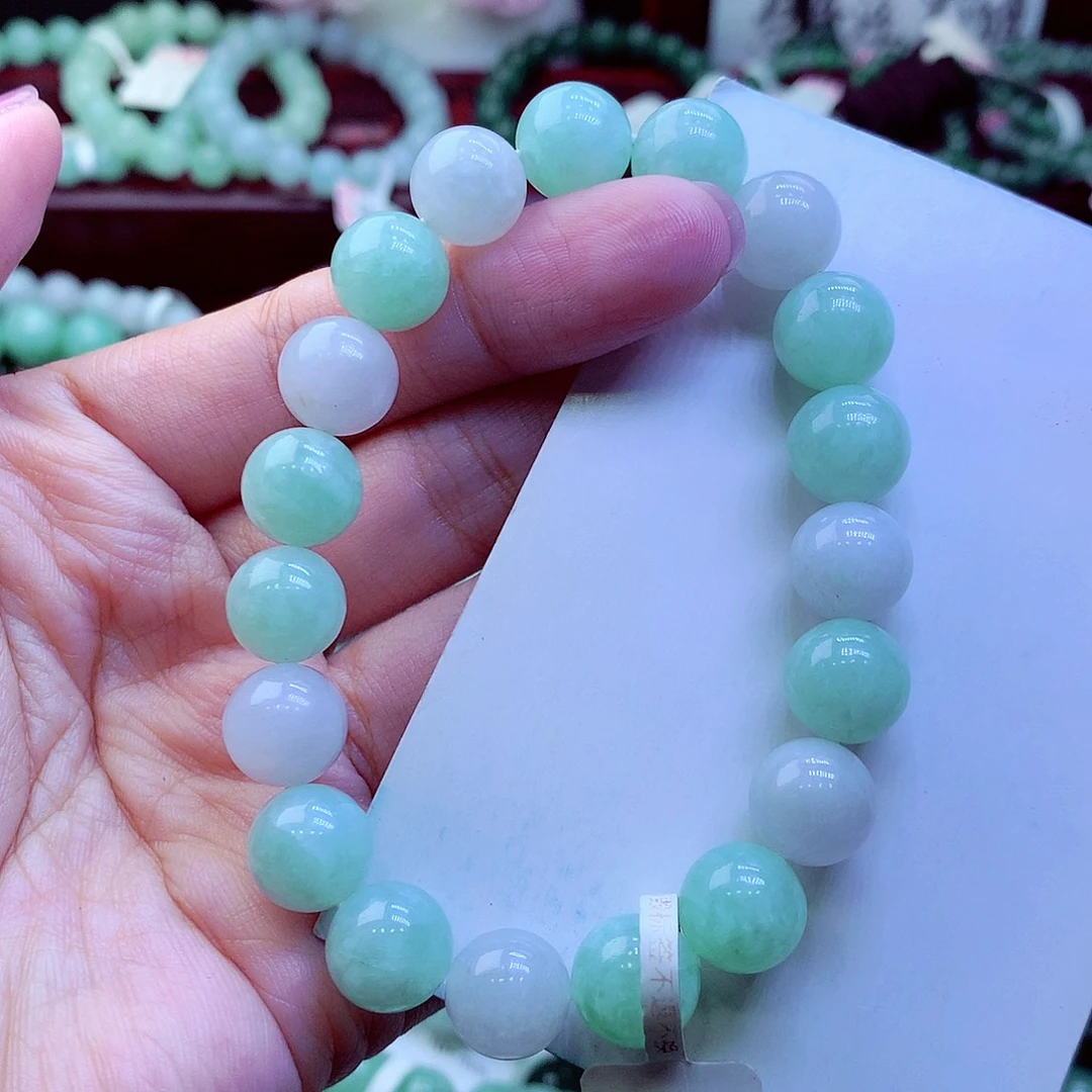 翡翠未镶嵌毛衣链