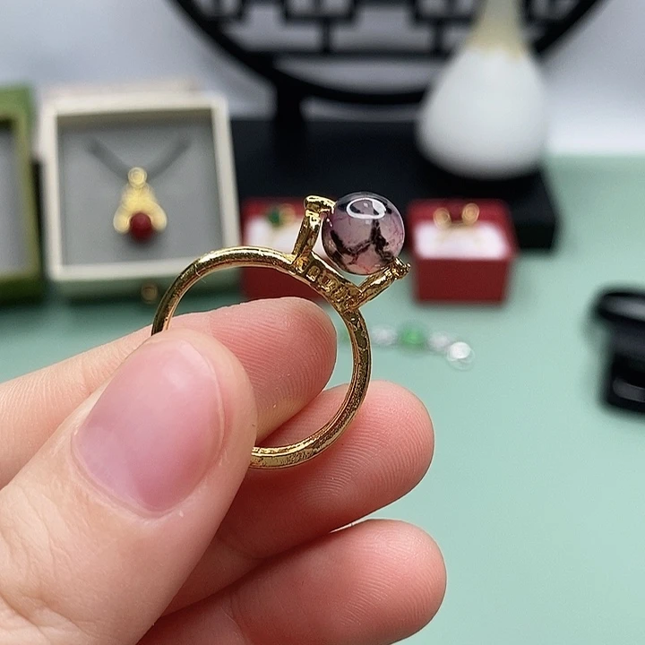 玛瑙/玉髓戒指合金