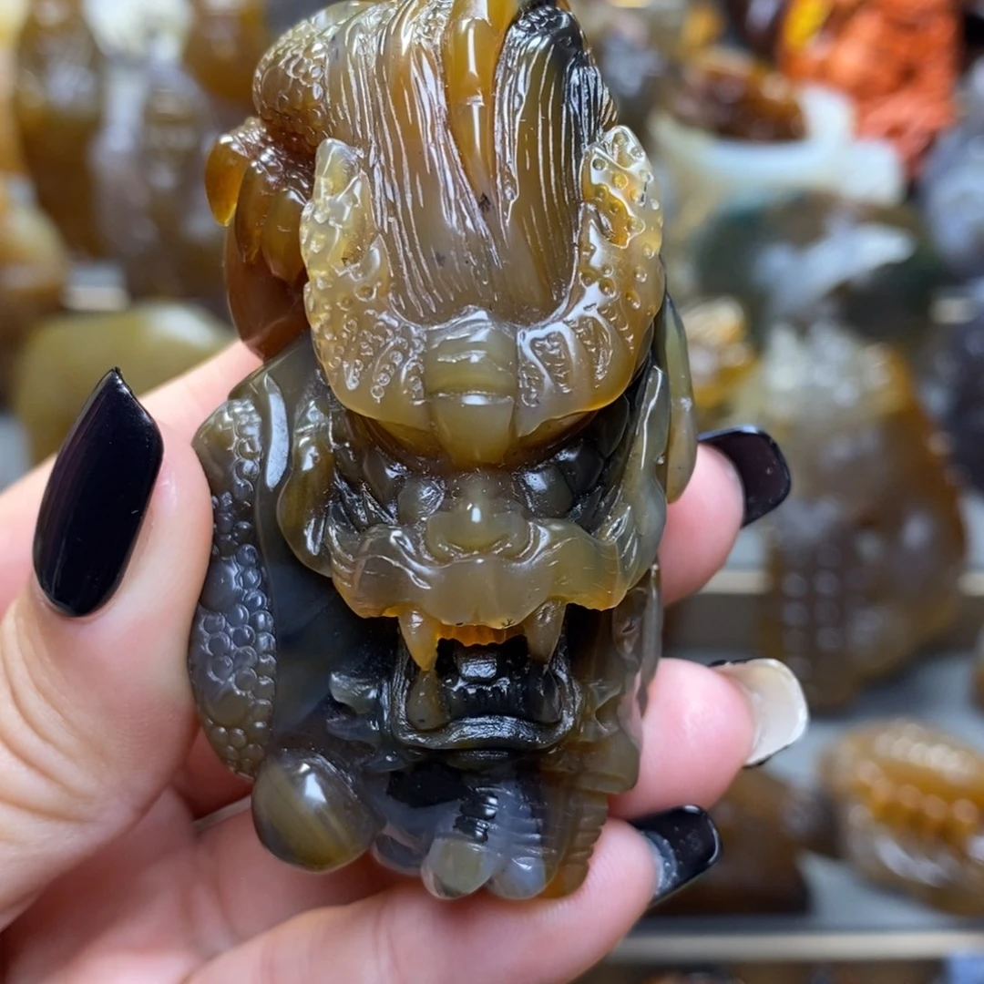玛瑙/玉髓把件未镶嵌