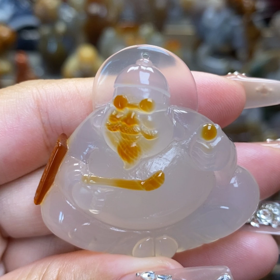 玛瑙/玉髓挂件未镶嵌