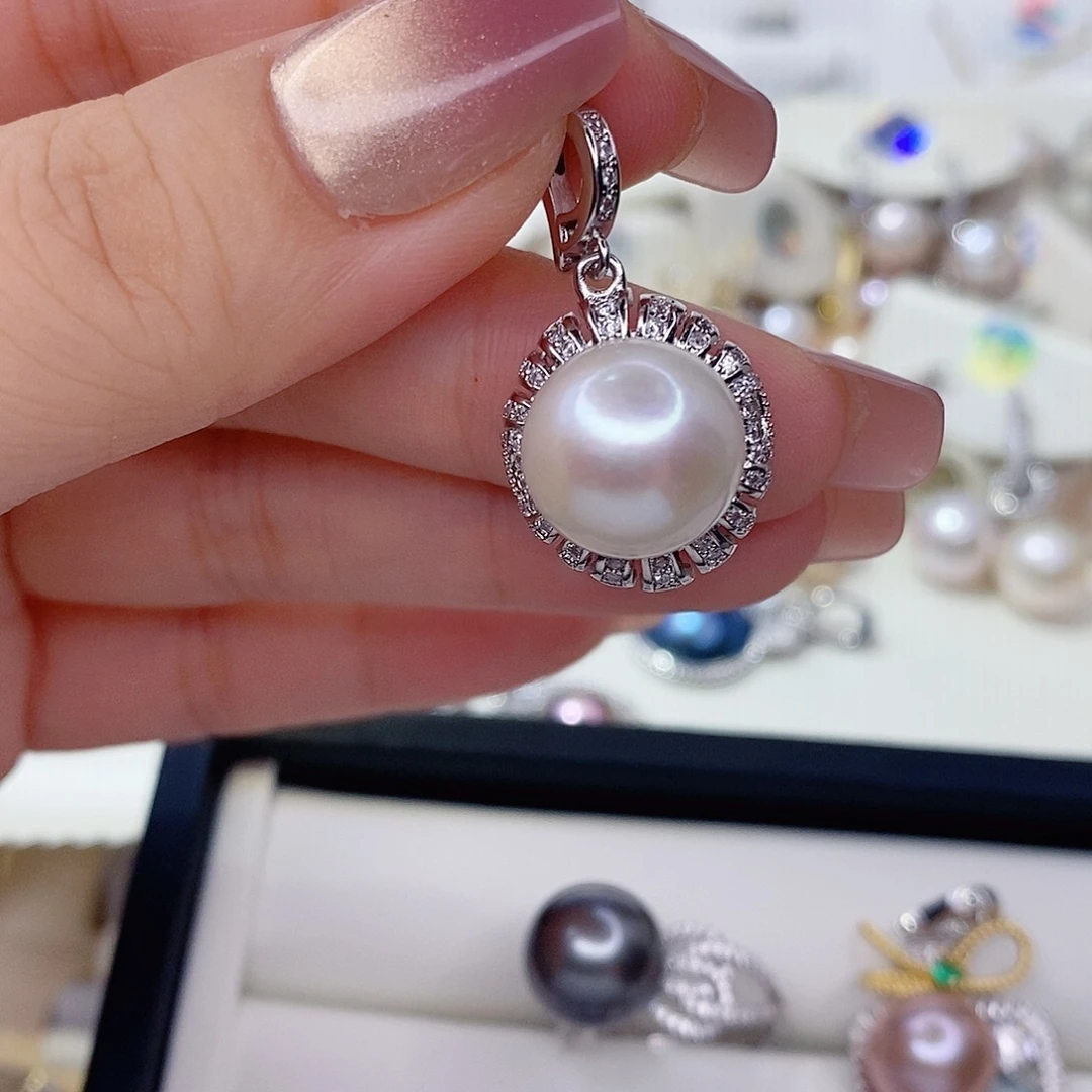 未镶嵌淡水珍珠吊坠(赠链)