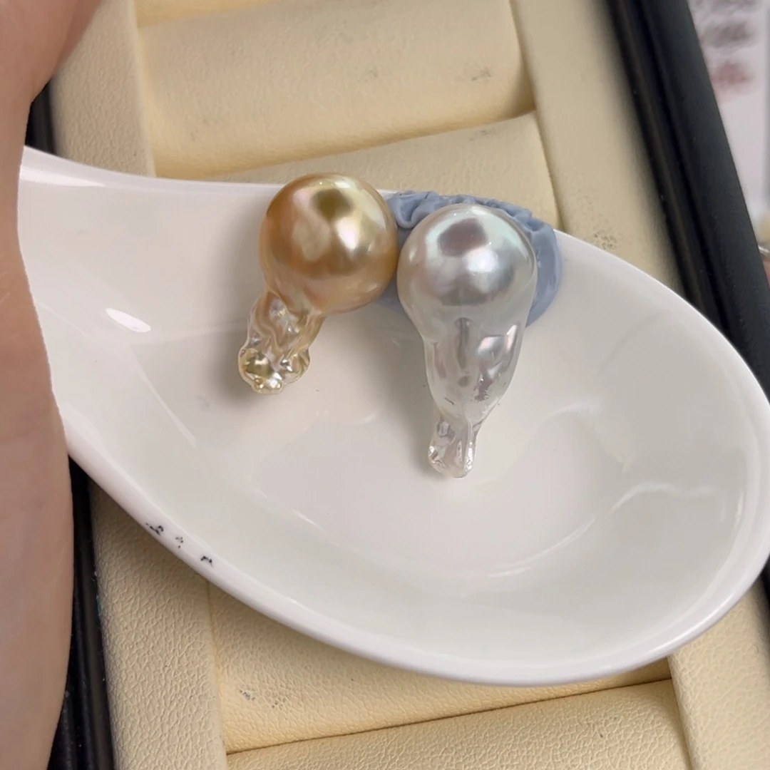 定制海水珍珠发饰未镶嵌