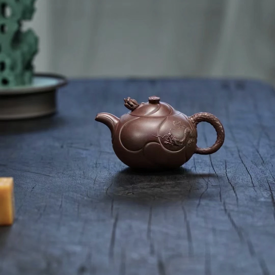 鱼化龙/170cc徐浩底槽青全手制作 师承严伟