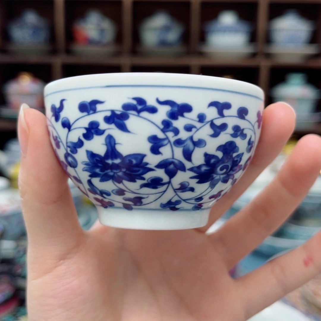 开播缠枝莲客杯不返场