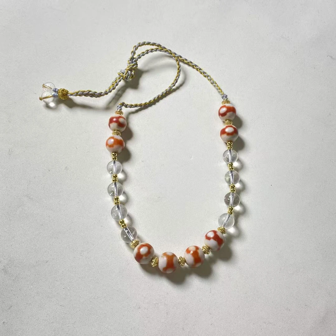 非金属布艺吊坠 藏风坛城三眼珠珠项链吊坠*JZTK/021/多样性/1件