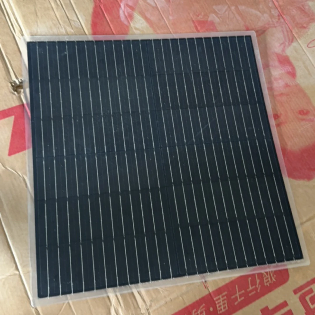6v27w太阳能半柔性冲电池