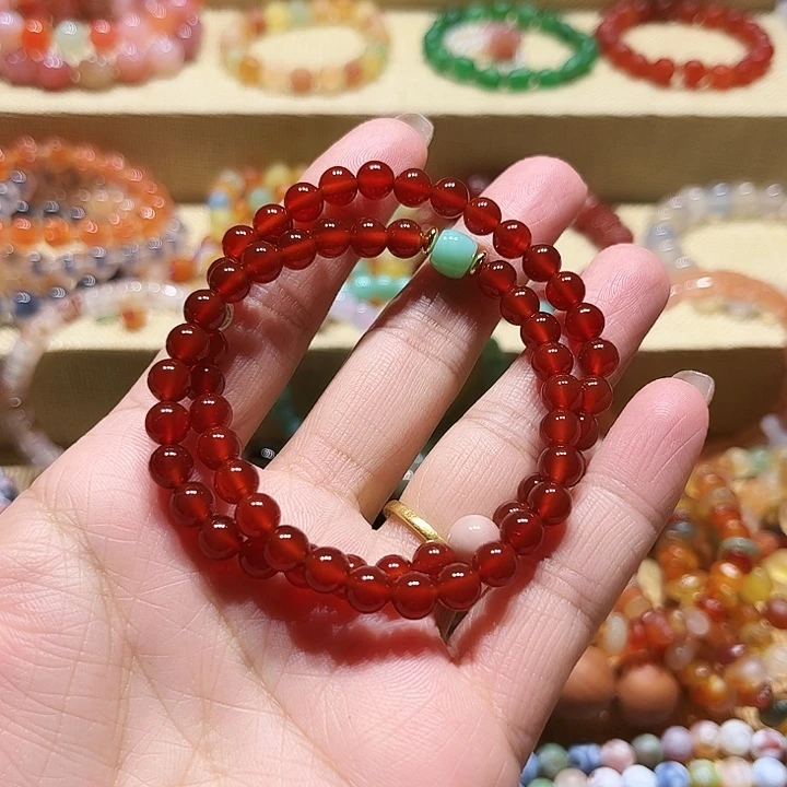 玛瑙/玉髓未镶嵌手链