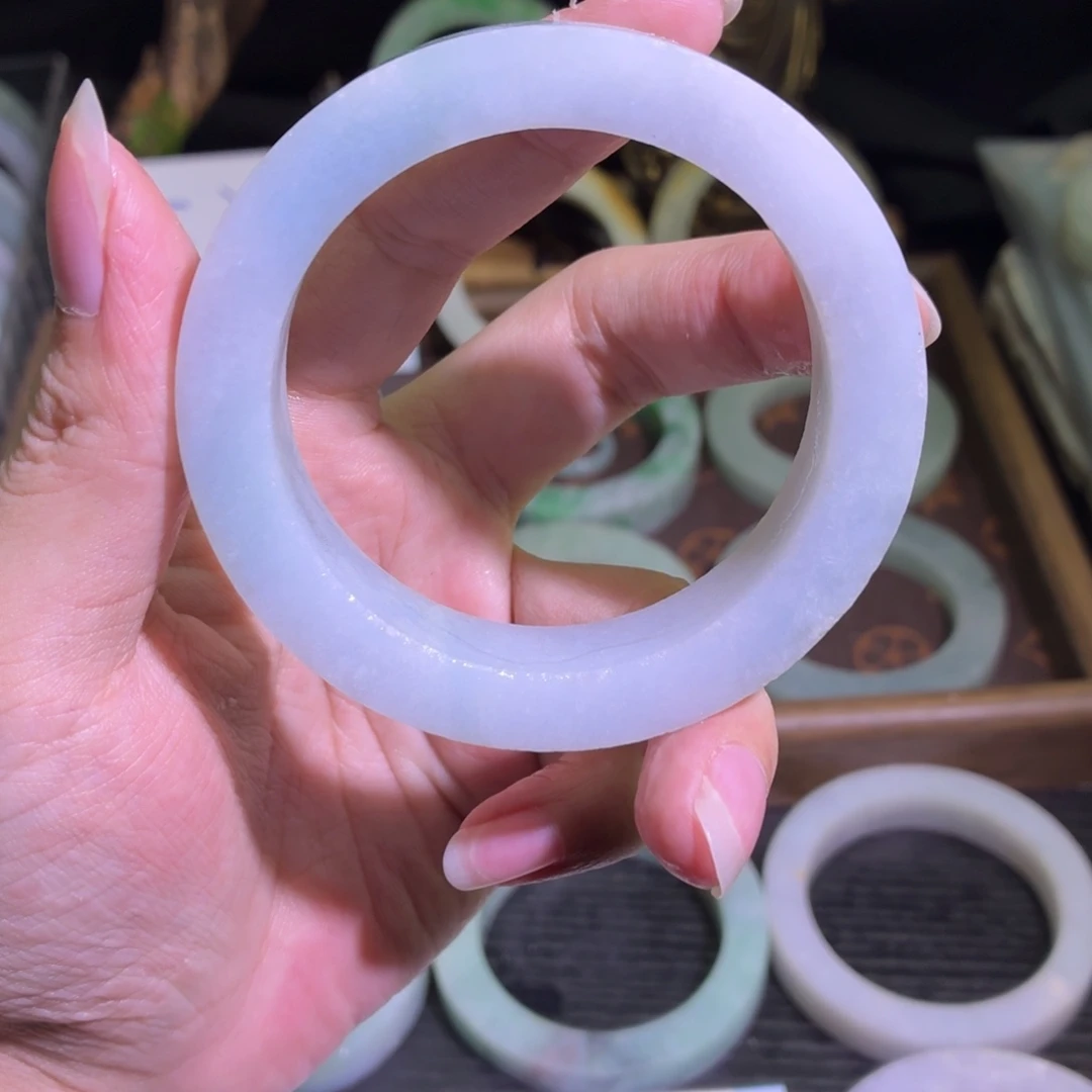 定制翡翠未镶嵌缅甸翡翠A货手镯毛胚定制