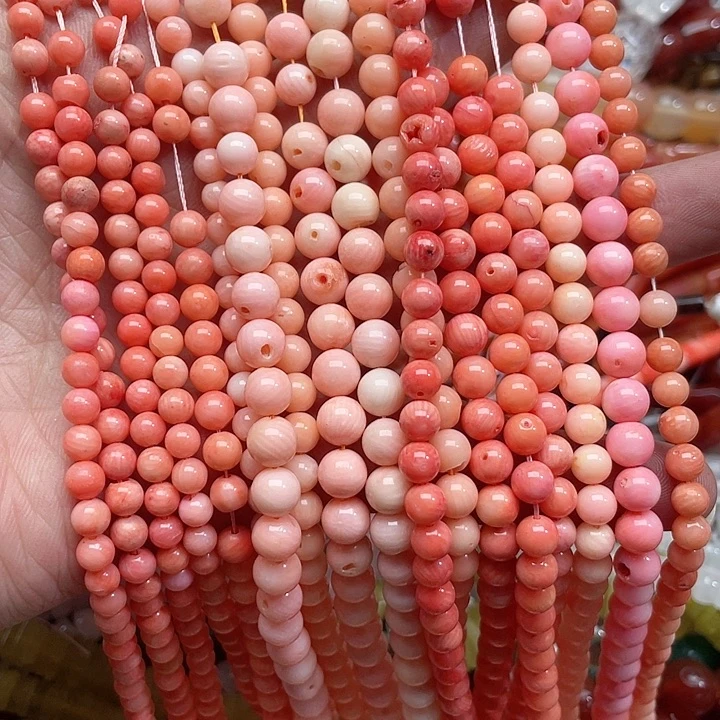 玛瑙/玉髓珠宝半成品未镶嵌一条5-7mm三姑娘