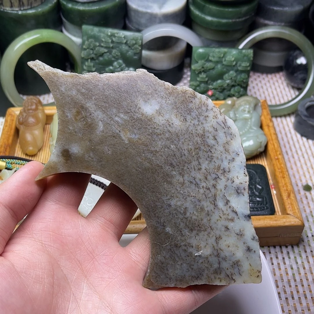 未镶嵌和田玉车挂