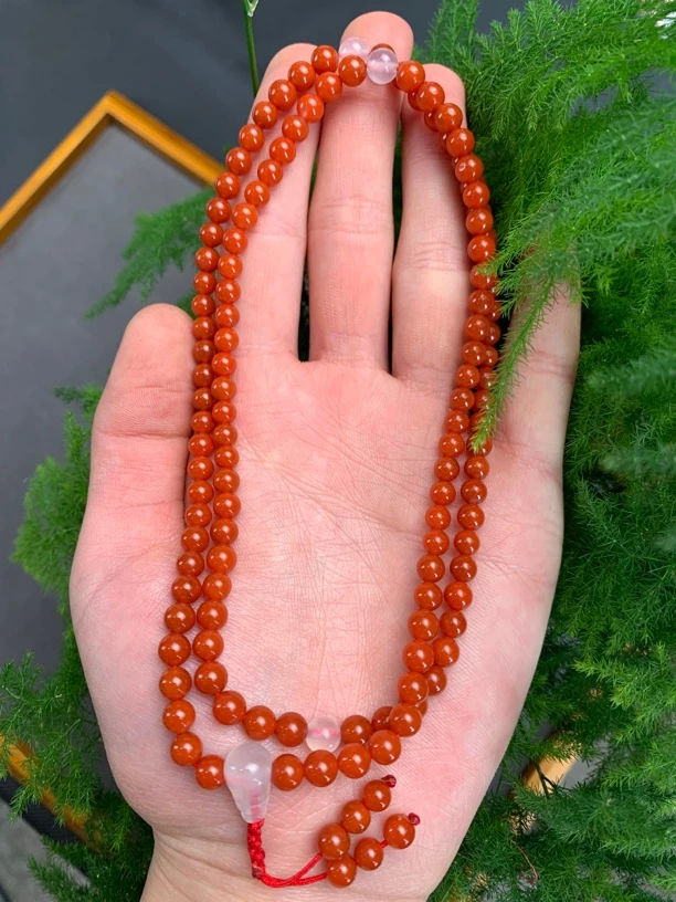 原矿南红辣椒红卡5多绕